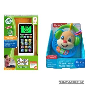 BABY/TODDLER TOY BUNDLE-LEAP FROG & FISHER PRICE